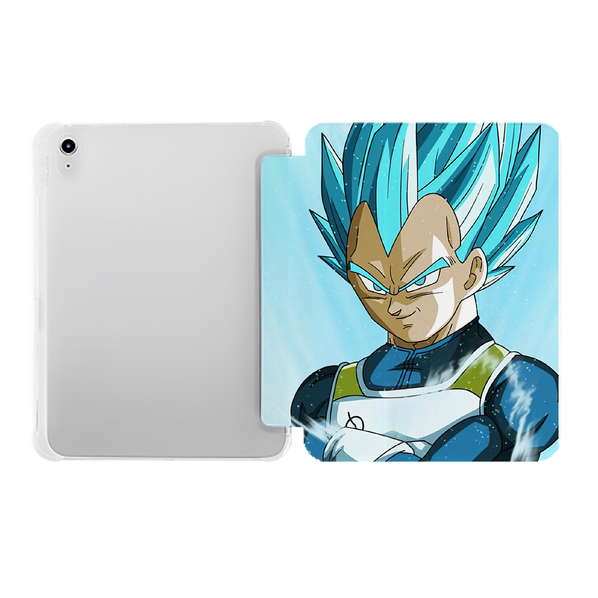 （画像用） ドラゴンボール DRAGON BALL IPad ケース ペン収納付き 三つ折りスタンド PUレザー×シリコン 対応機種9.5/10.5/10.9インチ